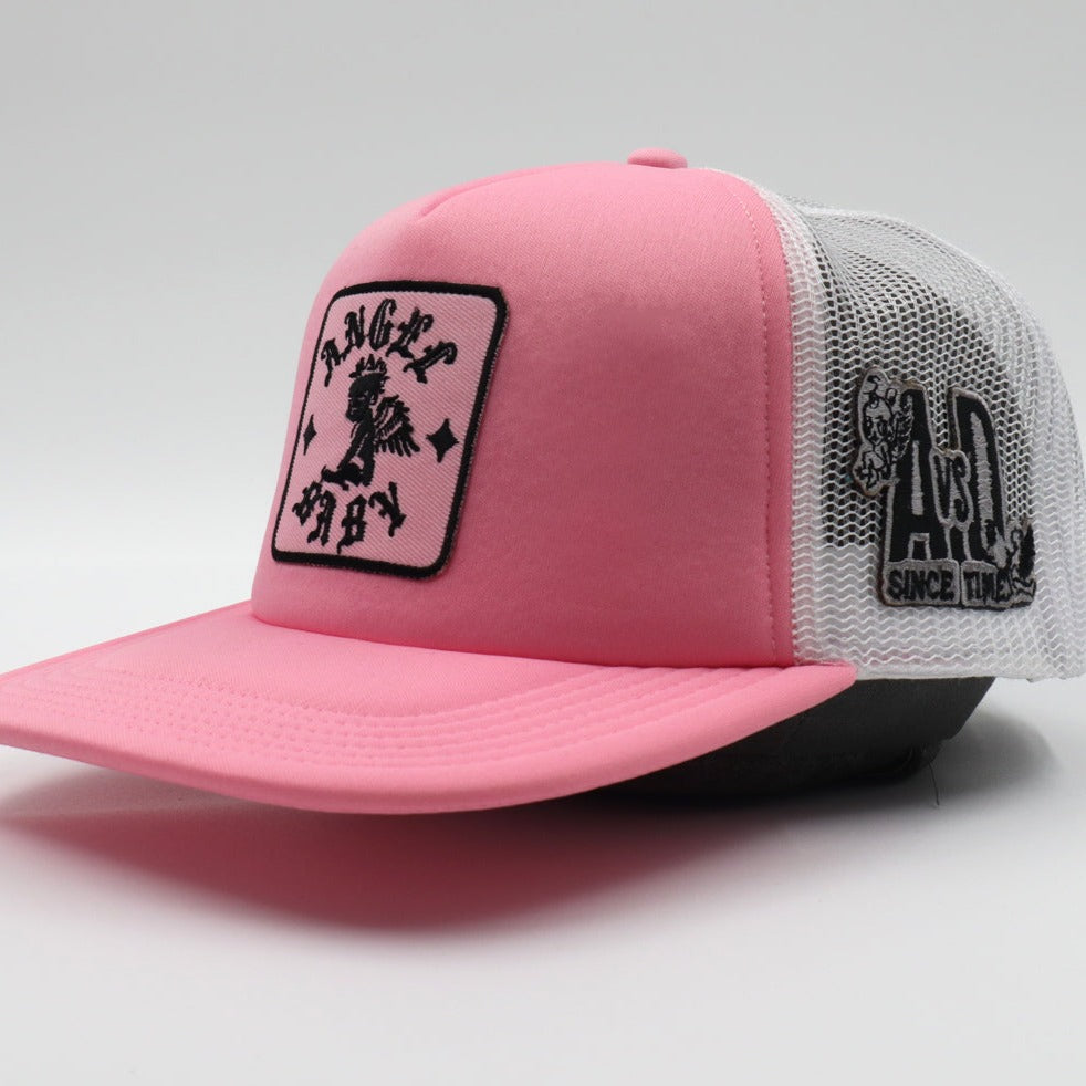 Angel Baby Pink Trucker Foam Hat