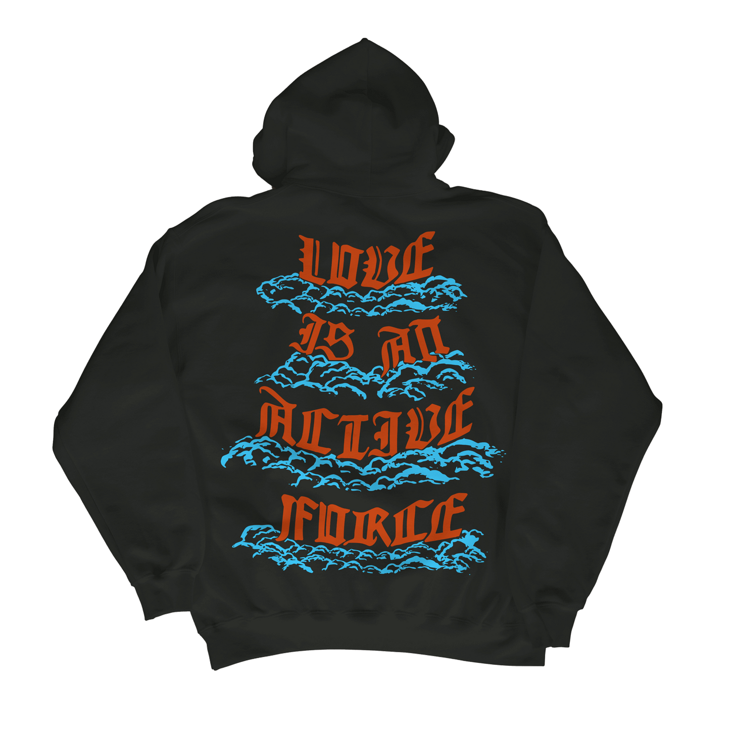 The Angel Baby Standard Zip Up Black